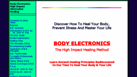What Bodymindhealing.info website looked like in 2017 (6 years ago)