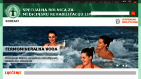 What Bolnica-lipik.hr website looked like in 2017 (6 years ago)