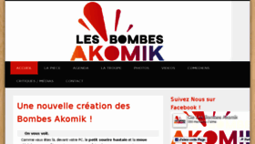 What Bombes-akomik.fr website looked like in 2017 (6 years ago)