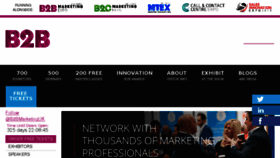 What B2bmarketingexpo.co.uk website looked like in 2017 (6 years ago)