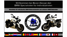 What Boxer-design.de website looked like in 2017 (6 years ago)