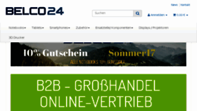 What Belco24.de website looked like in 2017 (6 years ago)