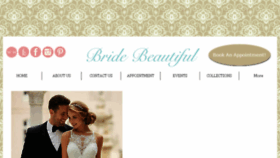 What Bridebeautifulinc.com website looked like in 2017 (6 years ago)