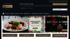 What Brownsmanchester.co.uk website looked like in 2017 (6 years ago)