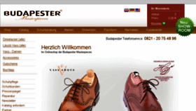 What Budapester-schuhe.de website looked like in 2017 (6 years ago)