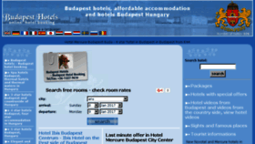 What Budapesthotels-budapesthotelbooking.com website looked like in 2017 (6 years ago)