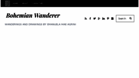 What Bohemianwanderer.com website looked like in 2017 (7 years ago)