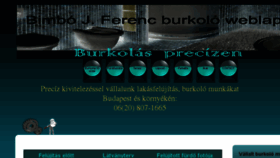 What Burkolo.co.hu website looked like in 2017 (6 years ago)