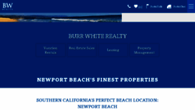 What Burrwhite.com website looked like in 2017 (6 years ago)