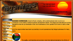 What Businesswarehouse.co.za website looked like in 2017 (6 years ago)
