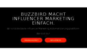 What Buzzbird.de website looked like in 2017 (6 years ago)