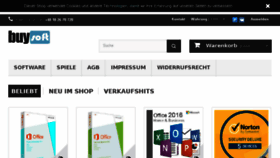 What Buy-soft.de website looked like in 2017 (6 years ago)