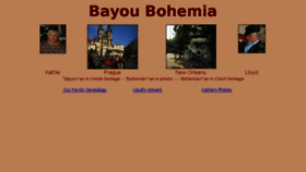 What Bayoubohemia.net website looked like in 2017 (6 years ago)