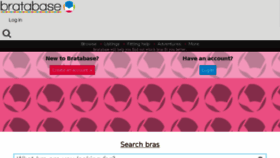 What Bratabase.com website looked like in 2017 (6 years ago)