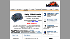 What Byownerdaily.com website looked like in 2017 (6 years ago)
