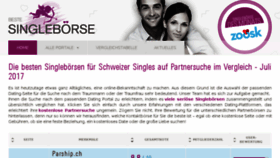 What Beste-singleboerse.ch website looked like in 2017 (6 years ago)