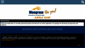 What Bluegrass.kctcs.edu website looked like in 2017 (6 years ago)