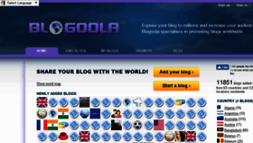What Blogoola.com website looked like in 2017 (6 years ago)