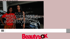 What Beautyboxmagazine.com website looked like in 2017 (6 years ago)