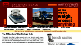 What Baystatescale.com website looked like in 2017 (6 years ago)