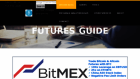 What Bitcoinfuturesguide.com website looked like in 2017 (6 years ago)