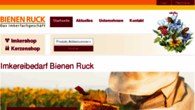 What Bienen-ruck.de website looked like in 2017 (6 years ago)