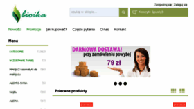 What Bioika.pl website looked like in 2017 (6 years ago)