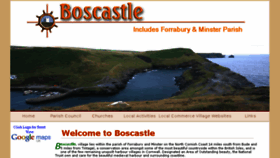 What Boscastlecornwall.org.uk website looked like in 2017 (6 years ago)