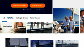 What Boatgreece.com website looked like in 2017 (6 years ago)