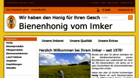What Bienenhonigshop.de website looked like in 2017 (6 years ago)