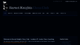 What Barnetknights.com website looked like in 2017 (6 years ago)