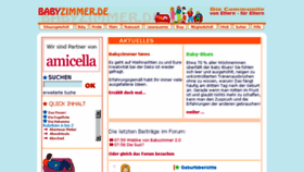 What Babyzimmer.de website looked like in 2017 (6 years ago)