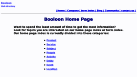 What Booloon.com website looked like in 2017 (6 years ago)