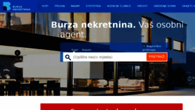 What Burza-nekretnina.com website looked like in 2017 (6 years ago)