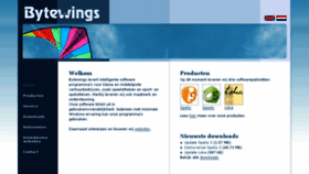 What Bytewings.com website looked like in 2017 (6 years ago)