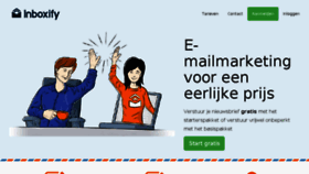 What Budgetmailer.nl website looked like in 2017 (6 years ago)