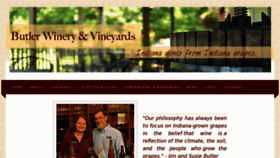 What Butlerwinery.com website looked like in 2017 (6 years ago)