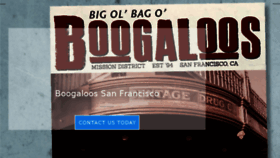 What Boogaloossf.com website looked like in 2017 (6 years ago)