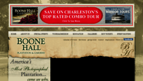 What Boonehallplantation.com website looked like in 2017 (6 years ago)