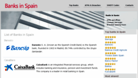What Banksspain.com website looked like in 2017 (6 years ago)