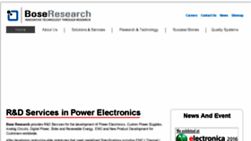 What Boseresearch.com website looked like in 2017 (6 years ago)