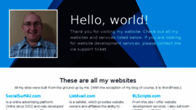 What Barrylangdon.com website looked like in 2017 (6 years ago)