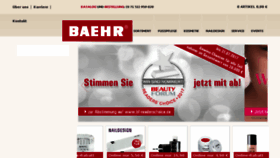 What Baehrshop.de website looked like in 2017 (6 years ago)