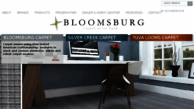 What Bloomsburgcarpet.com website looked like in 2017 (6 years ago)