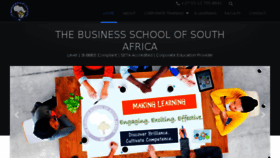 What Businessschool.co.za website looked like in 2017 (6 years ago)