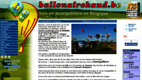 What Ballonairchaud.be website looked like in 2017 (6 years ago)