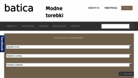 What Batica.pl website looked like in 2017 (6 years ago)