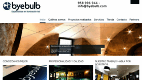 What Byebulb.com website looked like in 2017 (6 years ago)