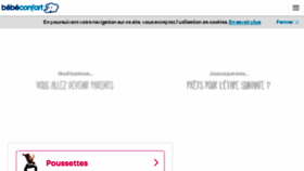 What Bebeconfort.fr website looked like in 2017 (6 years ago)