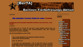What Berta-online.org website looked like in 2017 (6 years ago)